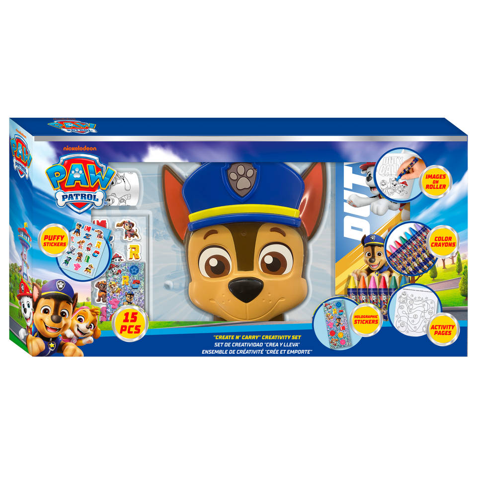 PAW Patrol 3D teken- en kleurset 15-delig