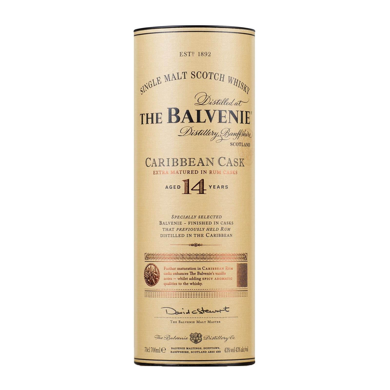 Balvenie 14yo Caribbean Cask Single Malt Scotch Whisky