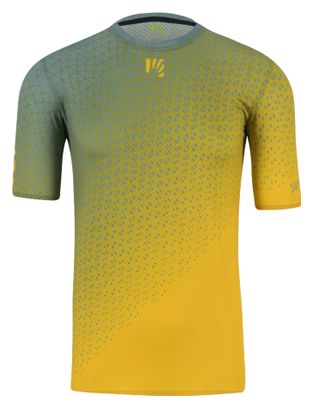 Maillot Manches Courtes Karpos Lavaredo Ultra Jaune/Gris