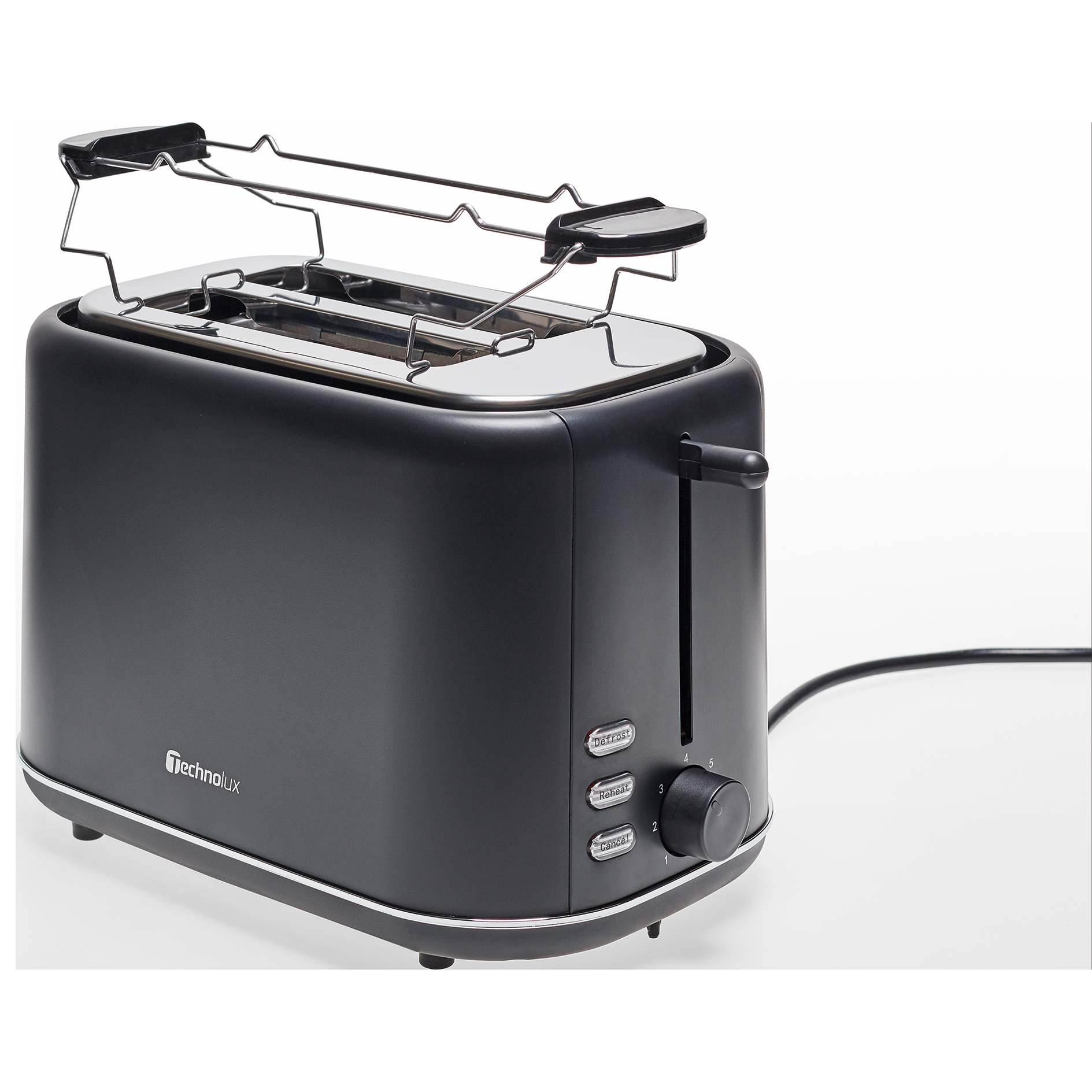 TECHNOLUX Toaster - schwarz - 2-Scheiben