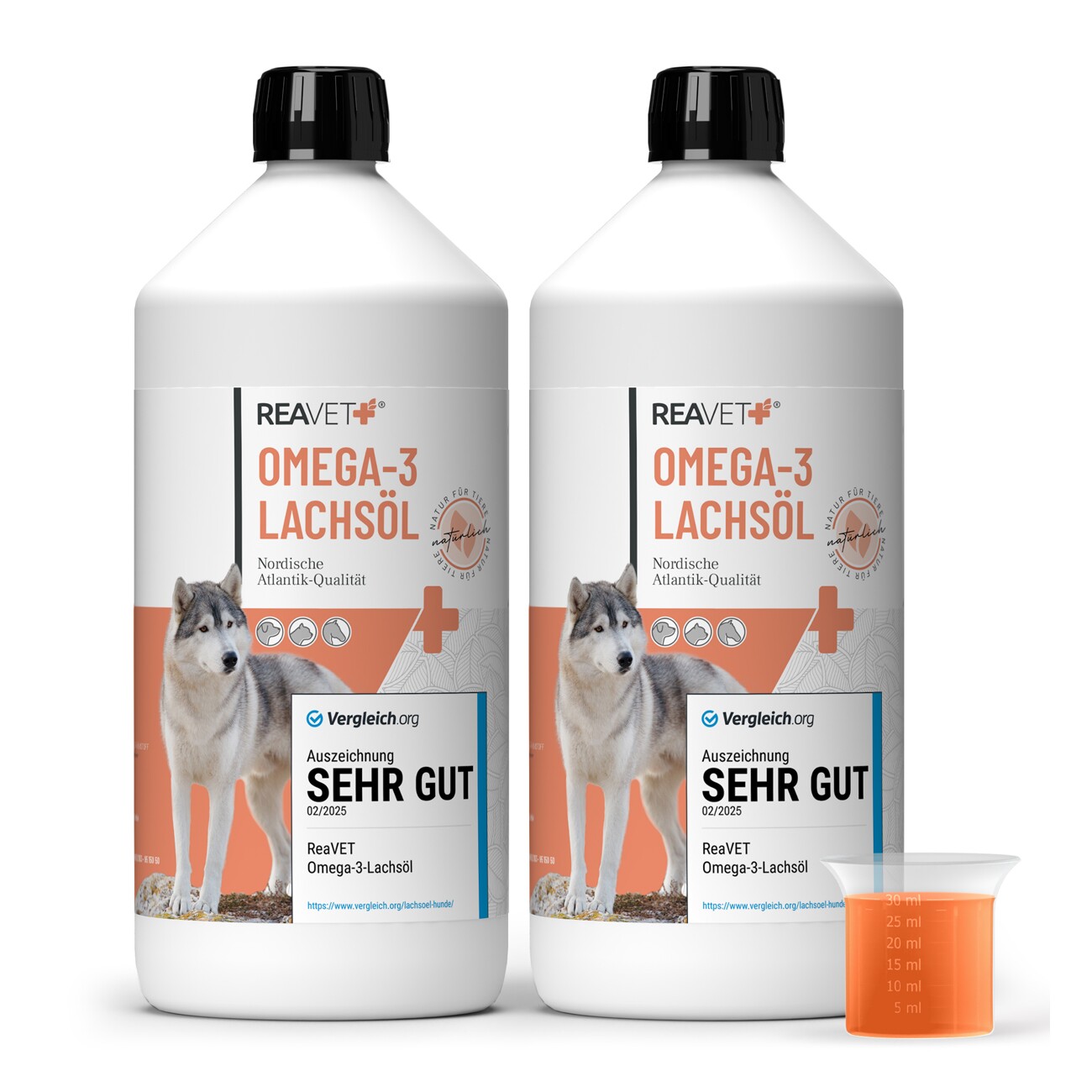 REAVET Omega-3 Lachsöl 2 x 1L
