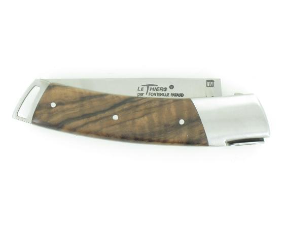 Le Thiers Gentleman Noyer Couteau de Poche - Laguiole par Fontenille Pataud