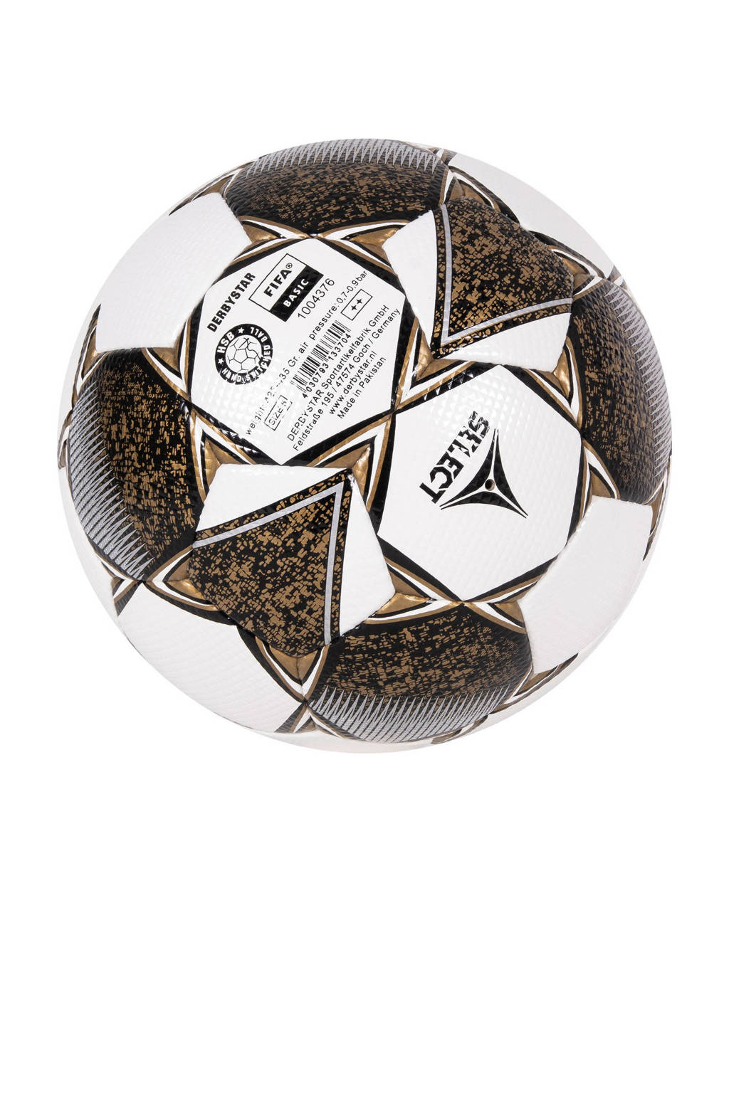 Seniorvoetbal Classic TT II wit/zwart maat 5