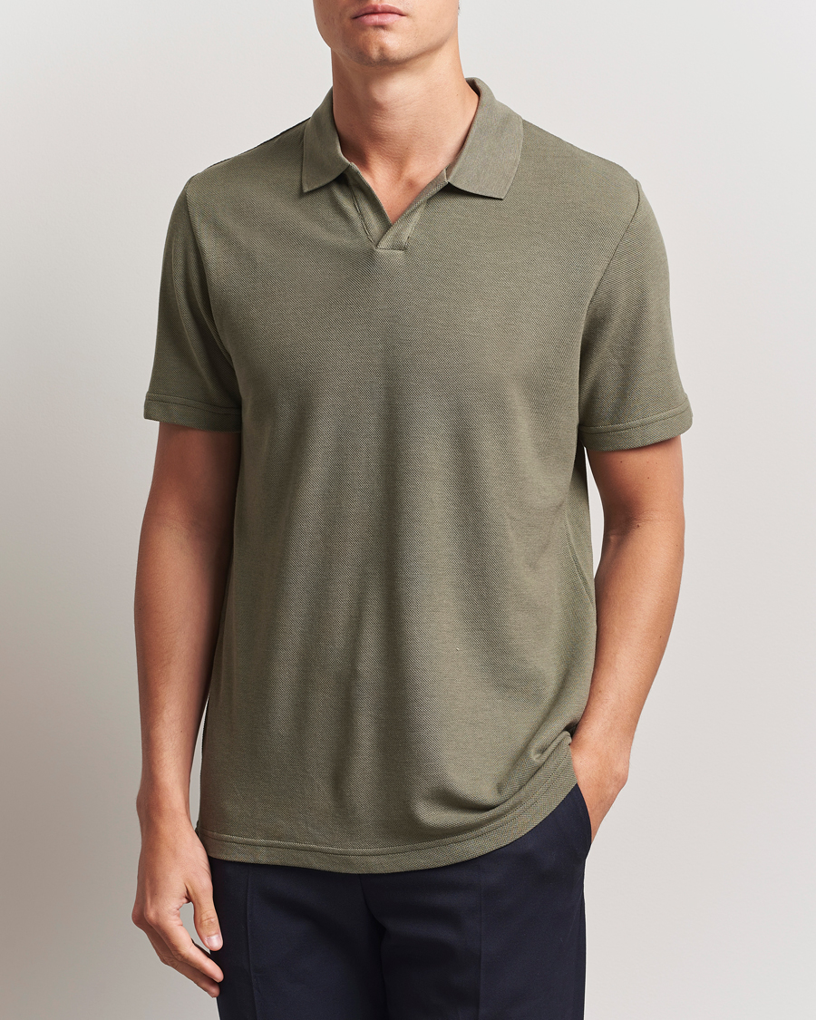 NN07 Paul Cotton/Lyocell Polo Capers Green