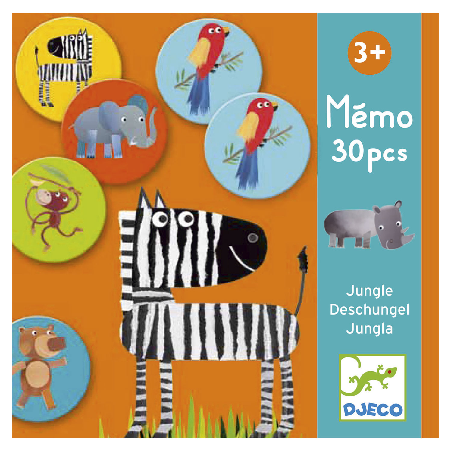 Djeco Memory Jungle, 30st.