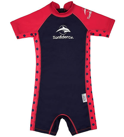 Konfidence Schwimmanzüg - UV50+ - Pink/Navy