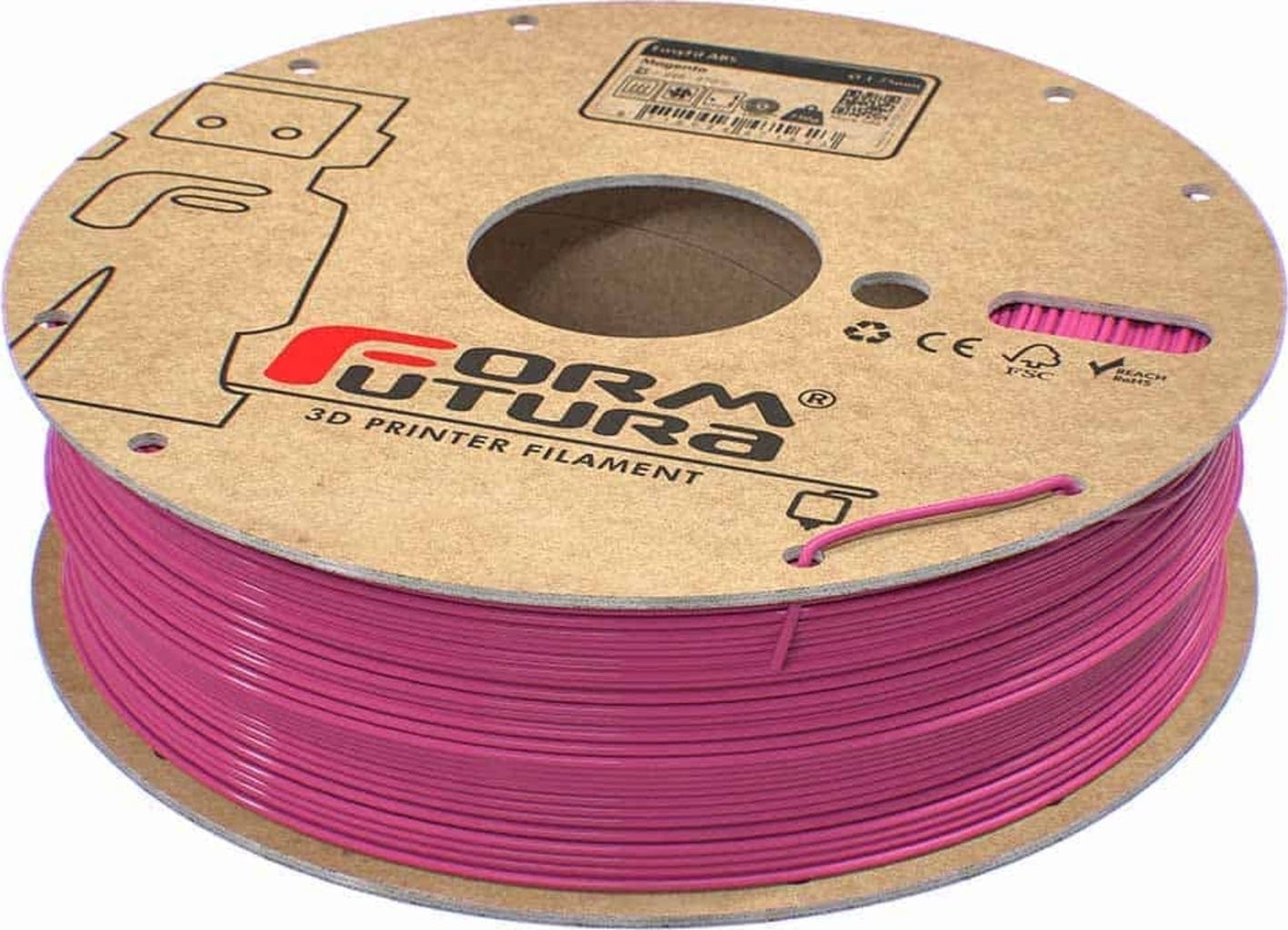 FormFutura  EasyFil™ ABS Magenta, 1,75 mm / 750 g    Schlagfestes ABS Filament in Magenta
