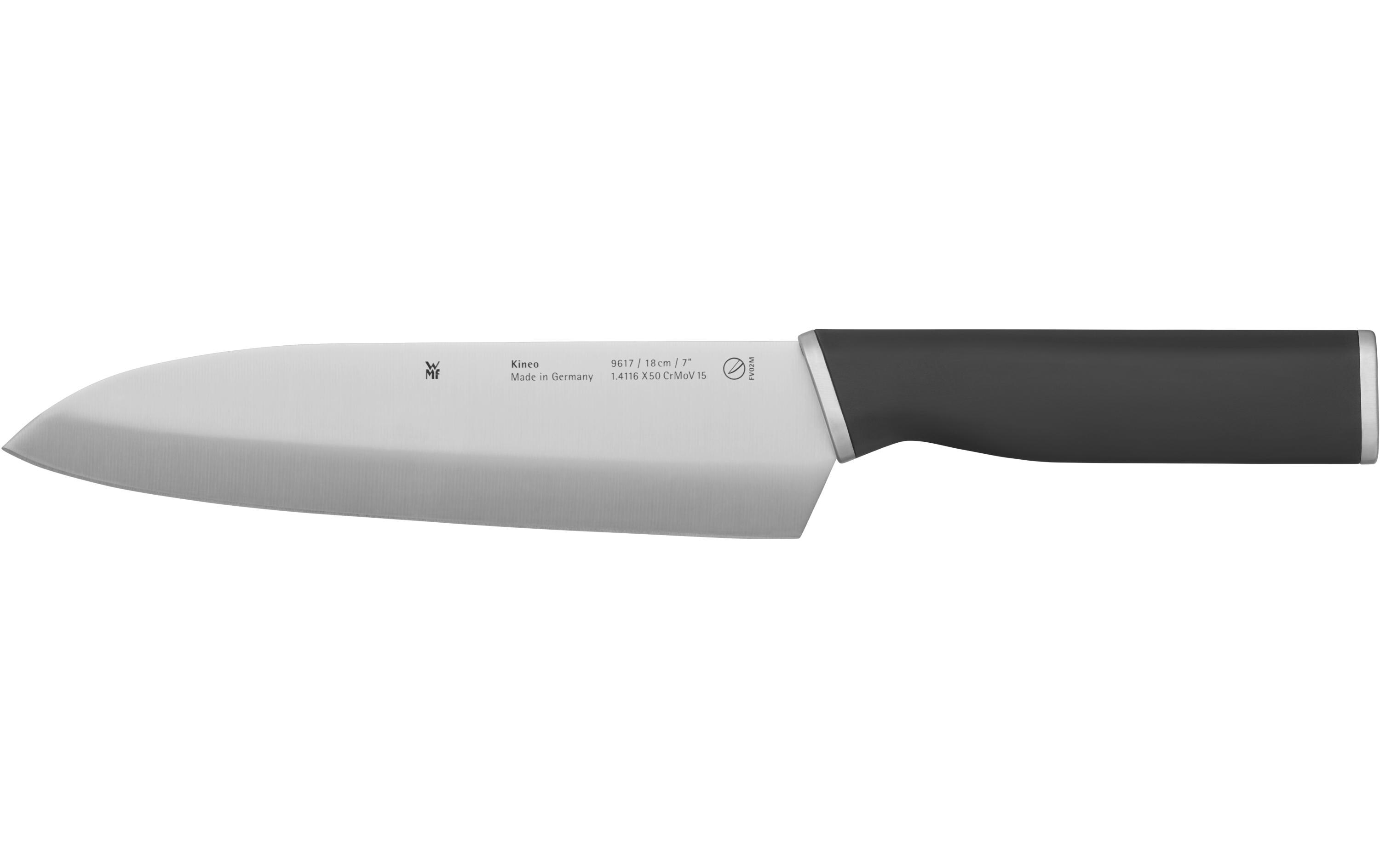 Santokumesser Kineo 31 cm Schwarz/SilberKüchenmesser
