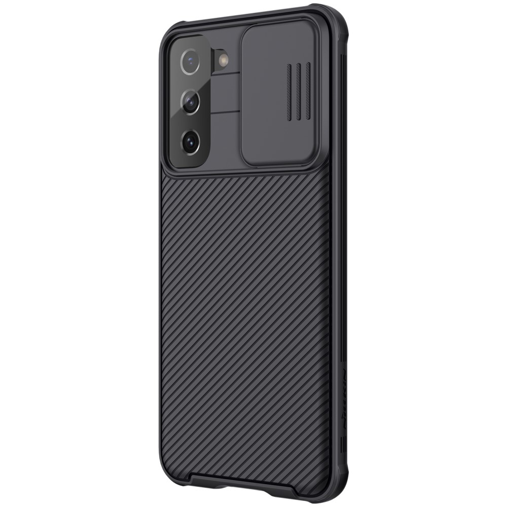 Samsung Galaxy S21 5G Schutz Hülle Cam-Slider Kameraschutz - Schwarz