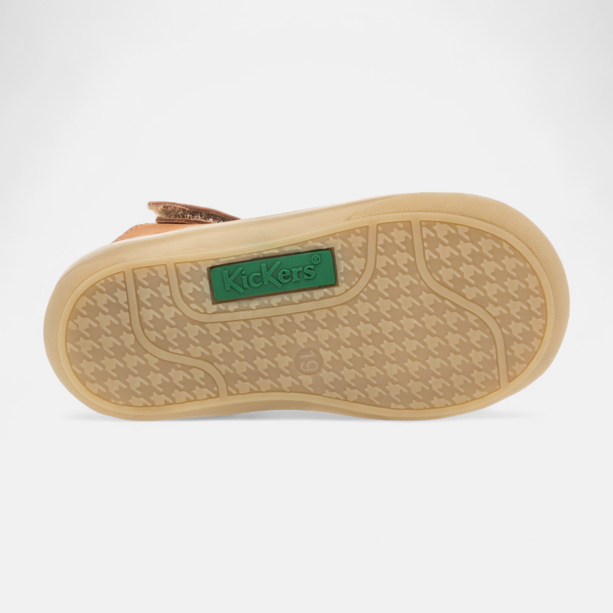 Chaussures premiers pas Bébé garçon en cuir cognac
