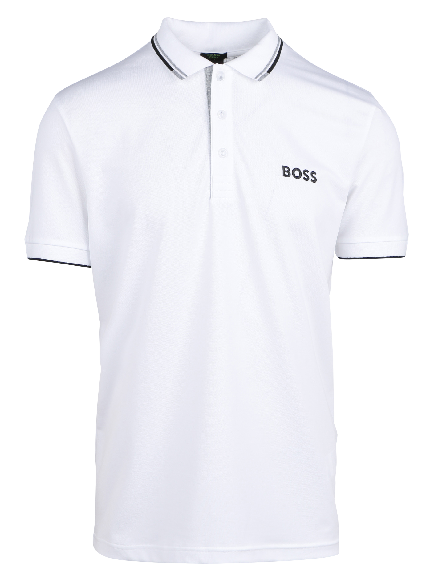 Polo en coton mélangé | Blanc