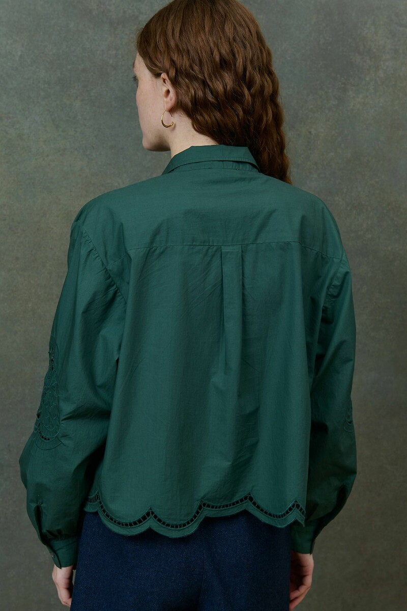 LOUISE MISHA<br>Blusa com Engels kant, ALINOU