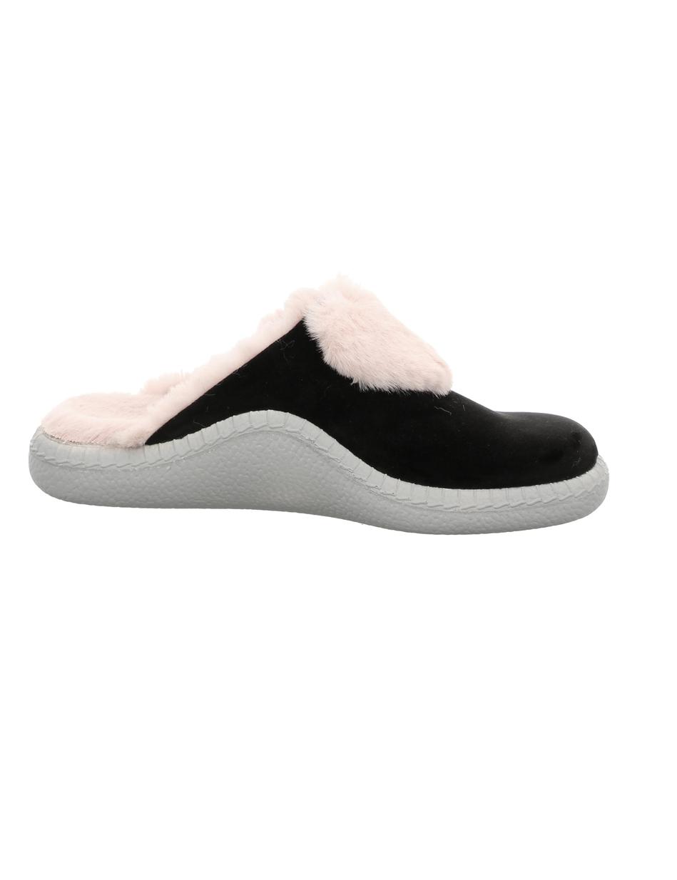 Hausschuh Monaco Damen 63, schwarz-