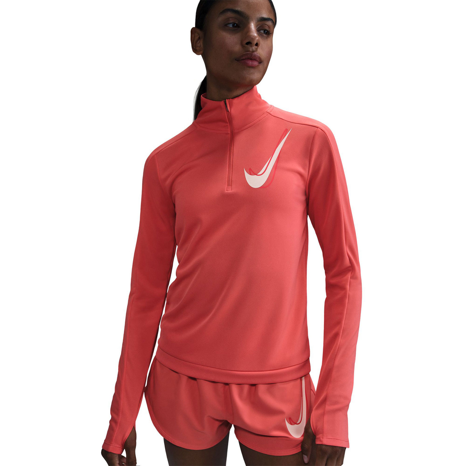 Nike Swoosh Longsleeve Half-Zip Dames