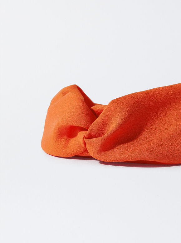 Tiara Turbante Nude - Naranja
