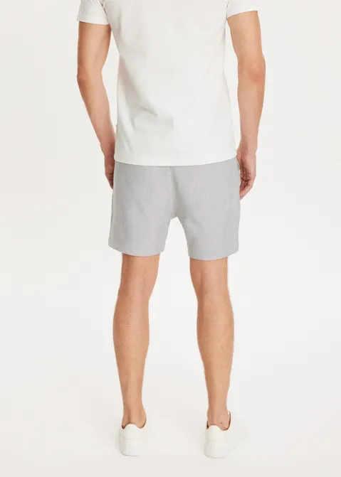 Korte broek melange grijs (GRS.MEL)