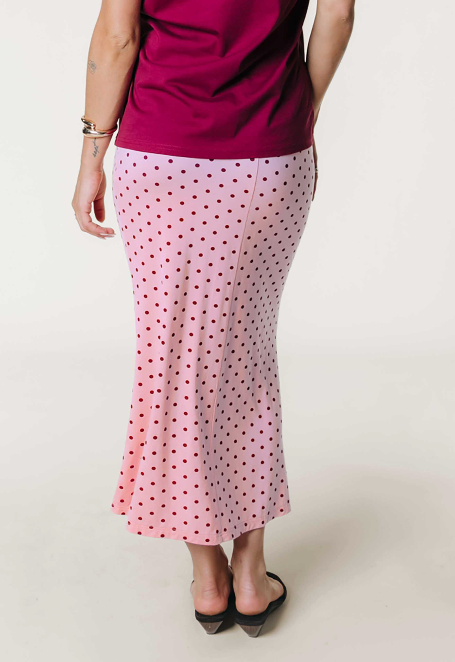 Colourful Rebel Josie Dots Midi Rok