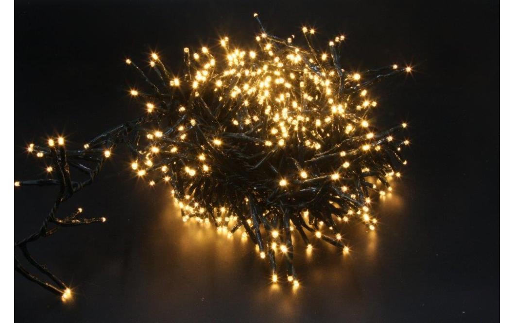 LED-Lichterkette Cluster 720 LED, 7.2 m, OutdoorLED Weihnachts-Lichterkette