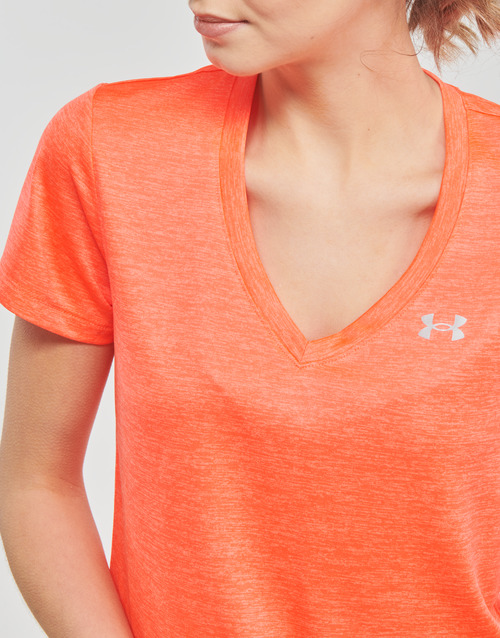 Under Armour - TECH SSV - TWIST - Orange / Blanc
