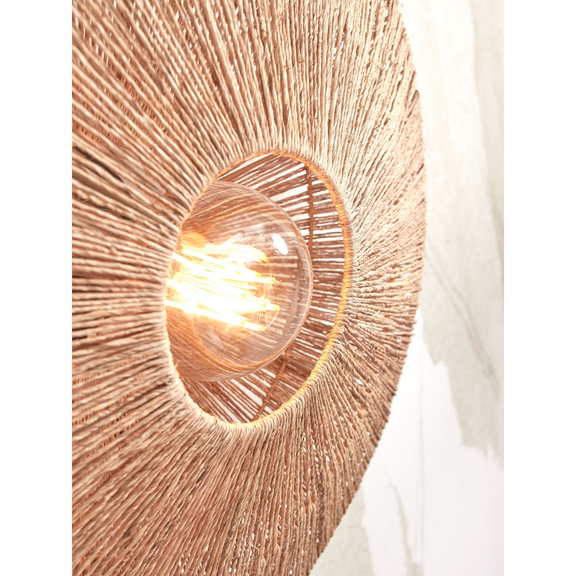 GOOD&MOJO Wandlamp Iguazu - Jute - Ã55cm
