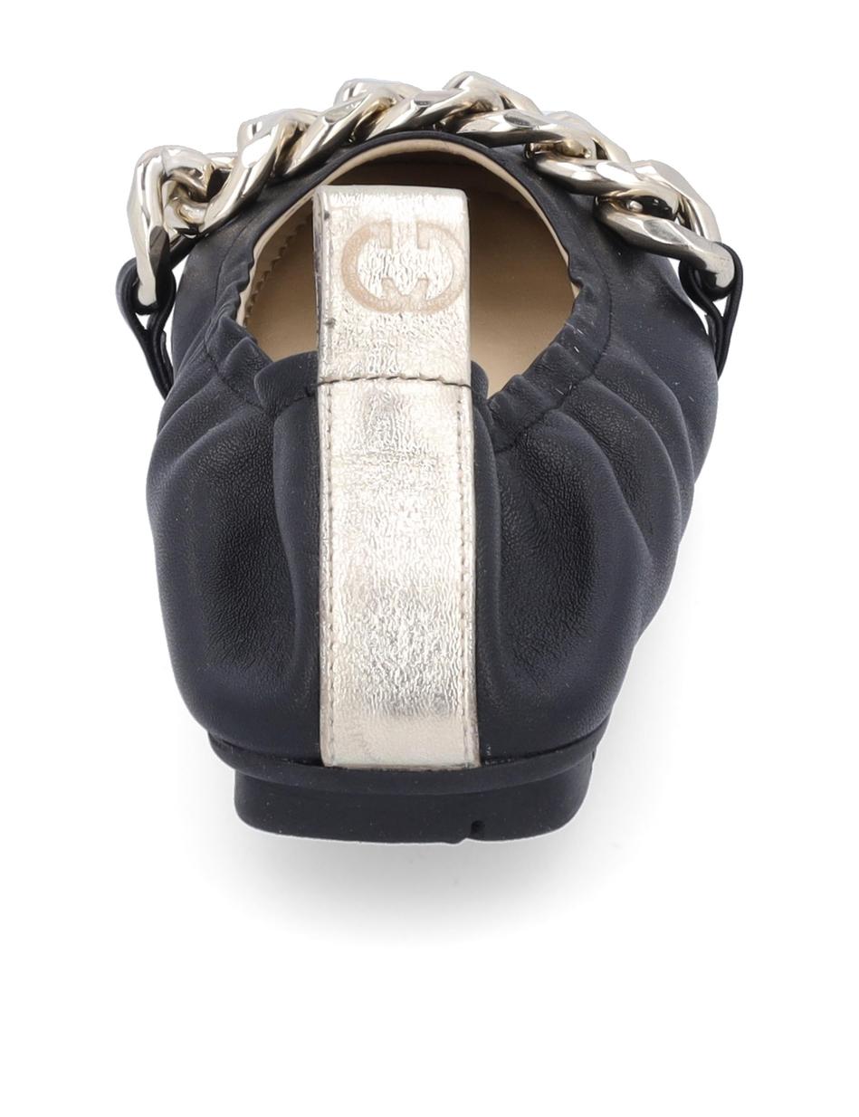Ballerina Cecina 04, schwarz-gold