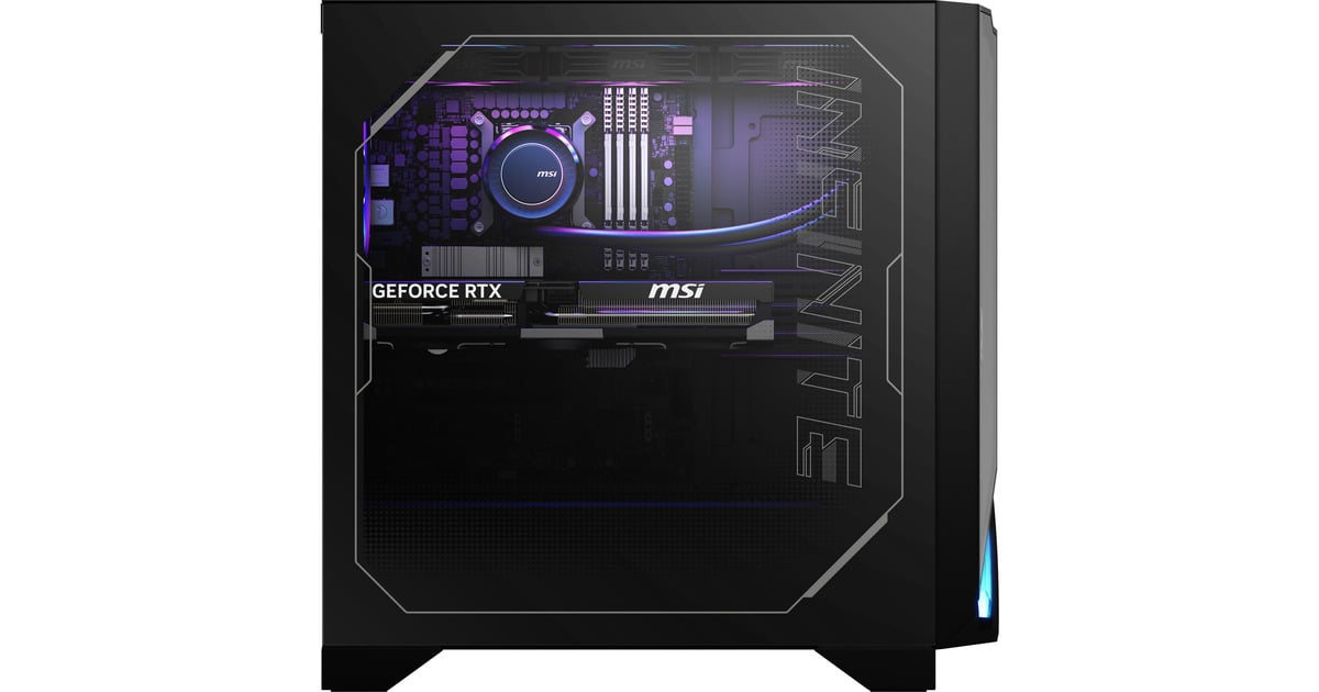 MSIMPG Infinite X3 AI 2NVV7-643EU gaming pc  (Zwart | Core Ultra 7 265K | RTX 5080 | 32 GB | 1 TB SSD)