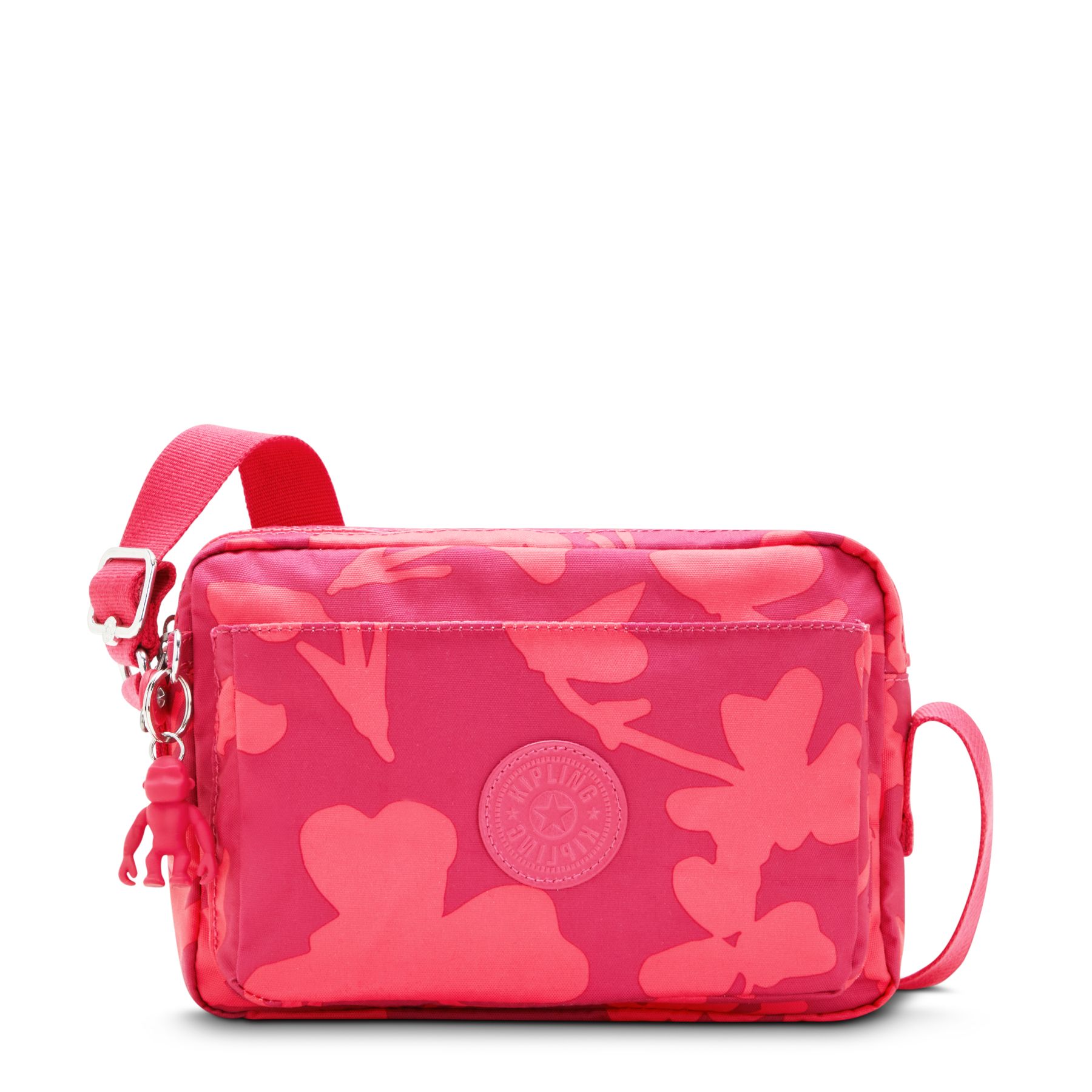 ABANU M Sac à Bandoulière de Taille Moyenne avec Sangle Réglable - Coral Print