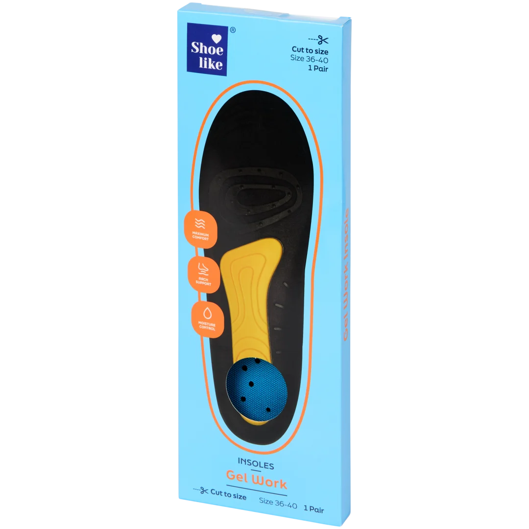 Shoe like gel inlegzolen Maten 39 - 45