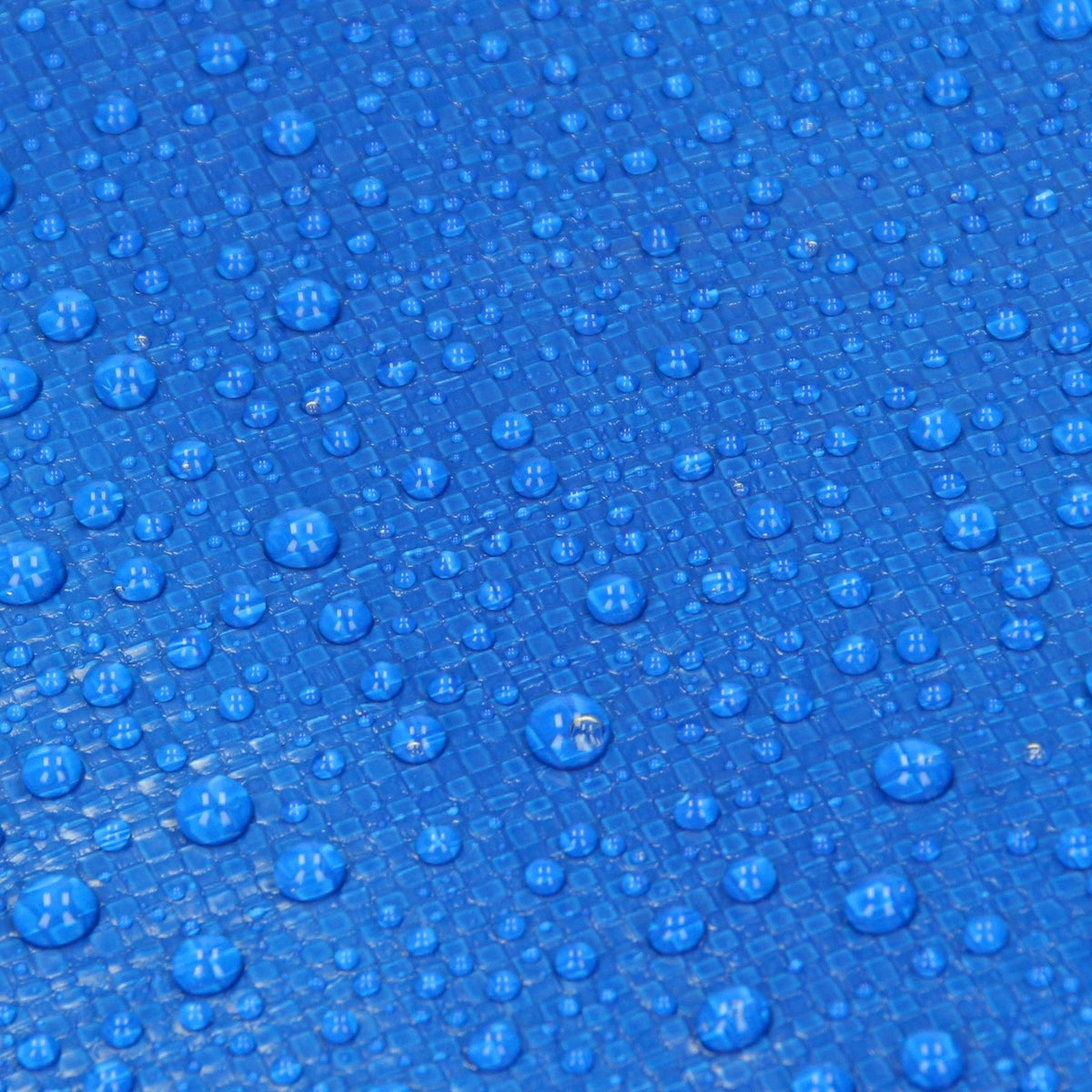 ECD Germany Afdekzeil met ogen, 6x8m, 48m², 260g/m², Blauw, Polyethyleen, Schimmelwerend, Waterdicht, Scheurvast, Beschermhoes, Boothoes, Tuinhoes, Houten hoes, Hoes voor tuinmeubelen, Zwembad, Auto