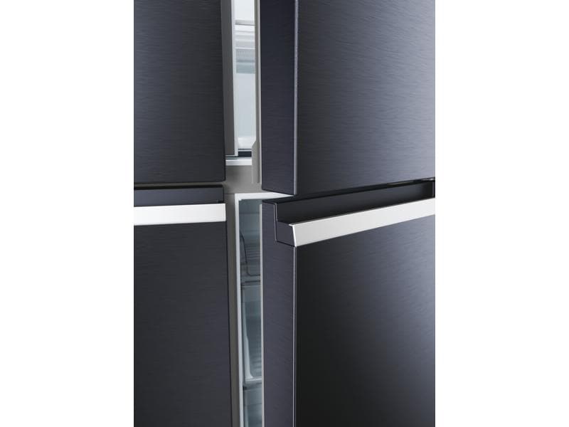 Haier Foodcenter HCR5919ENMB Schwarz Side by Side Kühlgerät