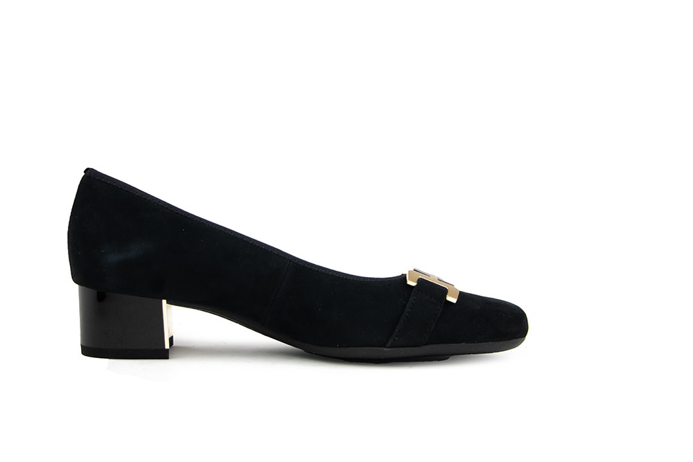 Ara Pump Schwarz Suède