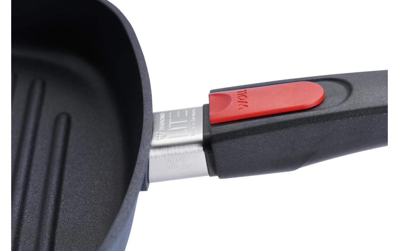 Grillpfanne Diamond Lite 28 x 28 cm<br>Viereckige Guss-Grillpfanne mit Rillen