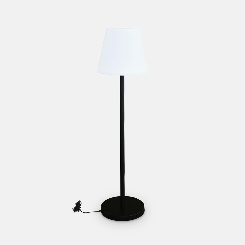 Lampadaire extérieur 100 cm lampada l led hybride . Lampe multicolore sur pied. Luminaire design à batterie. Solaire. Télécommandé