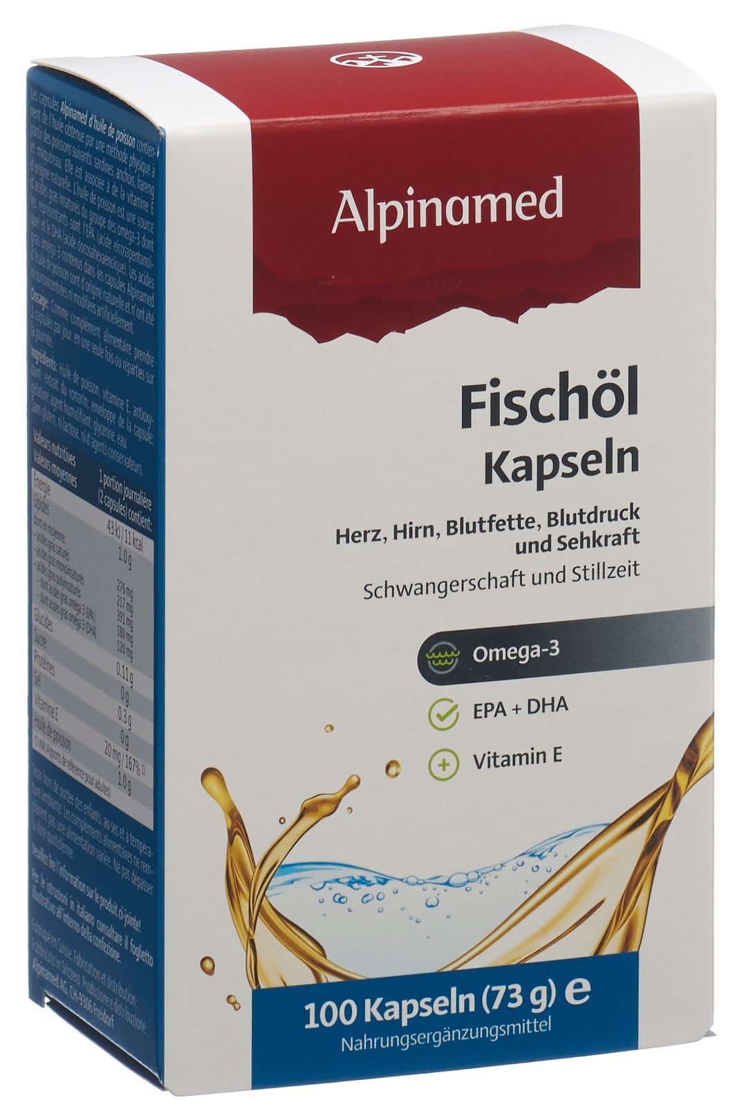 ALPINAMED Fischöl<br>100 Stück, Kapsel