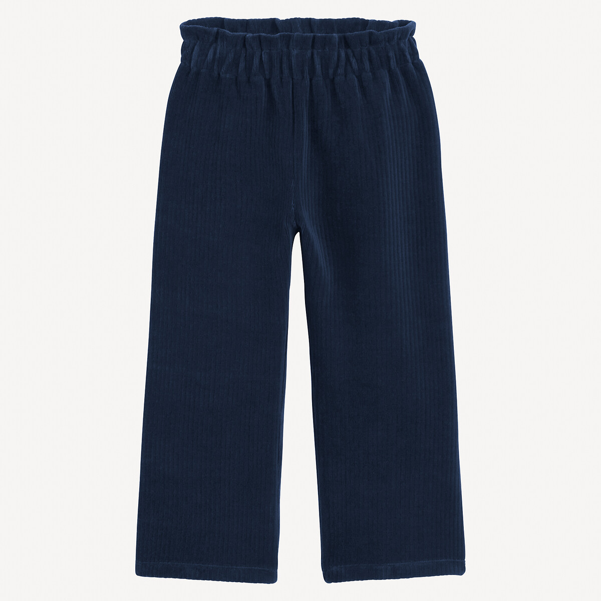 COLEÇÃO LA REDOUTE<br>Calças largas de veludo