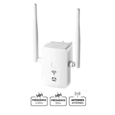 We - Répéteur Wi-Fi WE - dual band 1200 2.4GHz - blanc