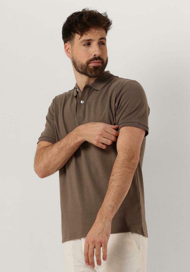 SELECTED HOMME bruine selected homme polo slhslim-toulouse ss polo noos