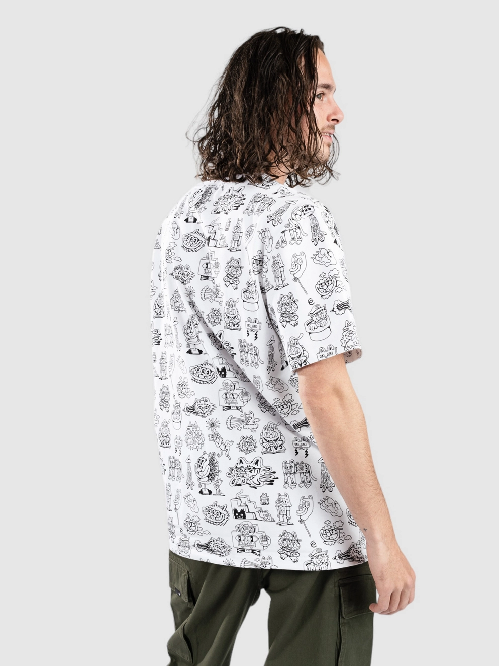 Killer Acid Los Gatos T-Shirt black and white