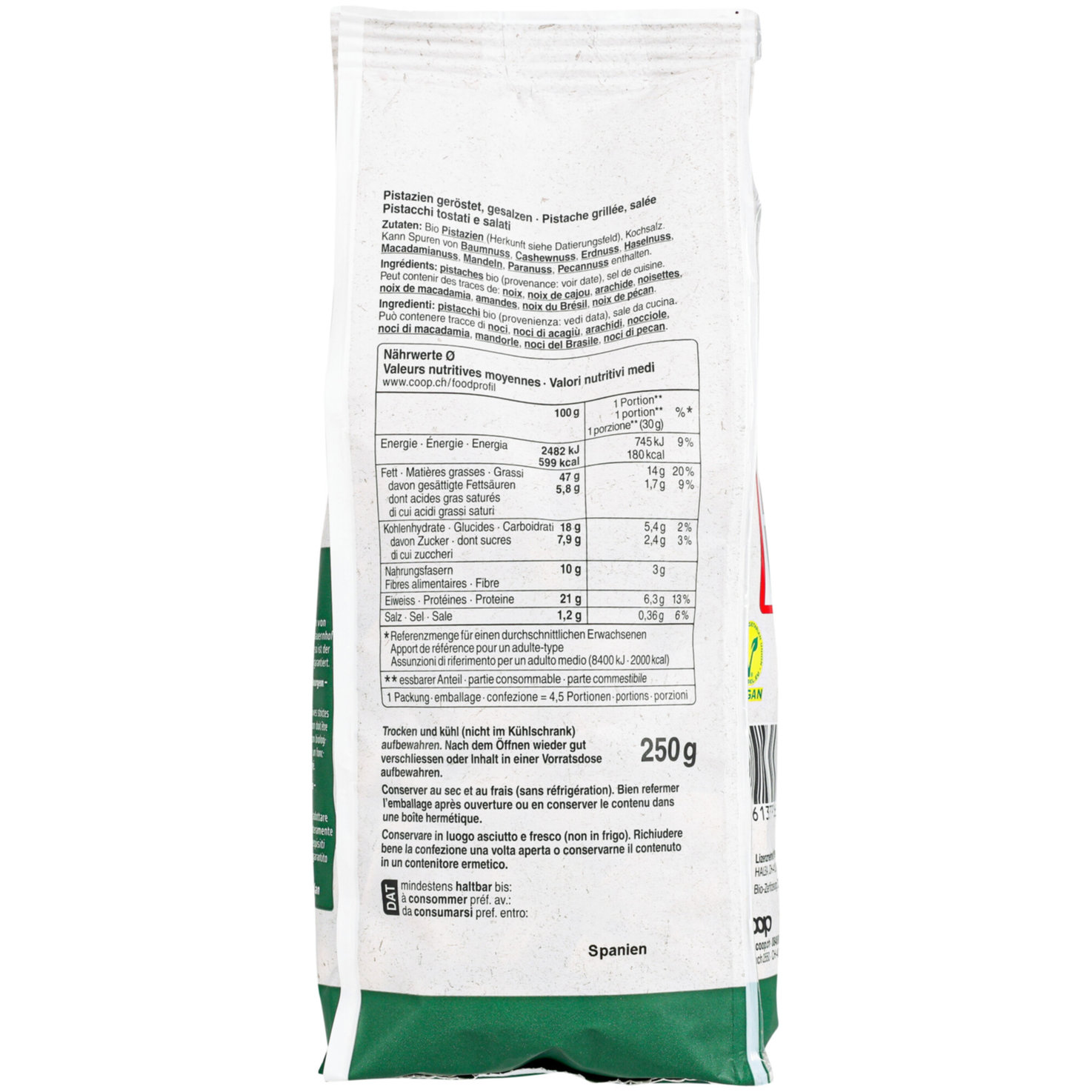Naturaplan Bio Pistazien gesalzen