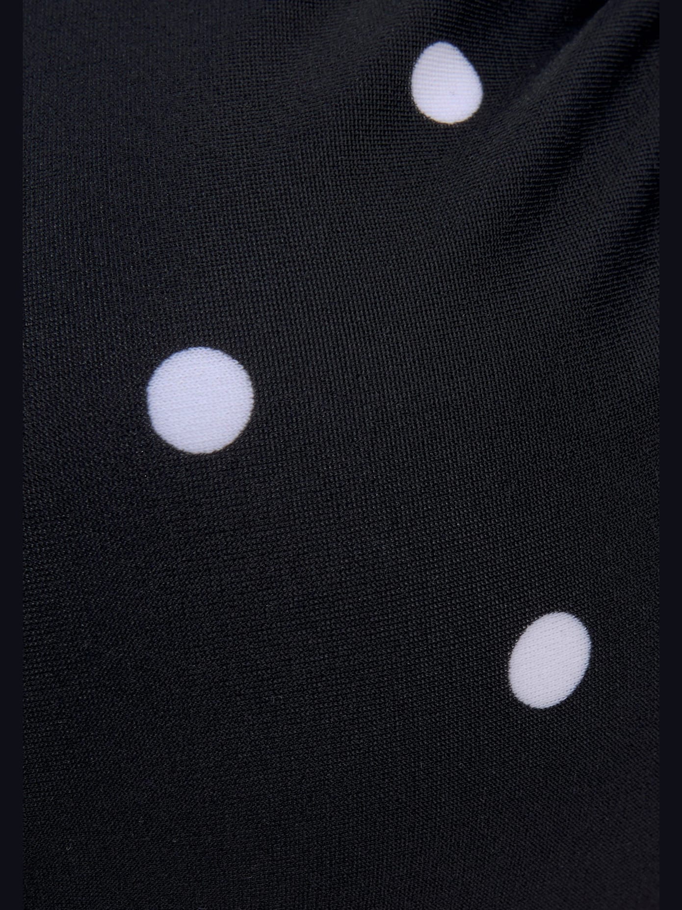 Haut de maillot de bain à armatures motif à pois tendance
