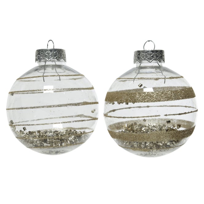 Christbaumkugel - Ø = ca. 8 cm - aus Glas - 1 Stück