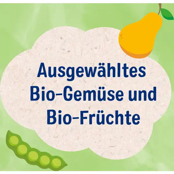 Bio Erbse Pastinake-Birne