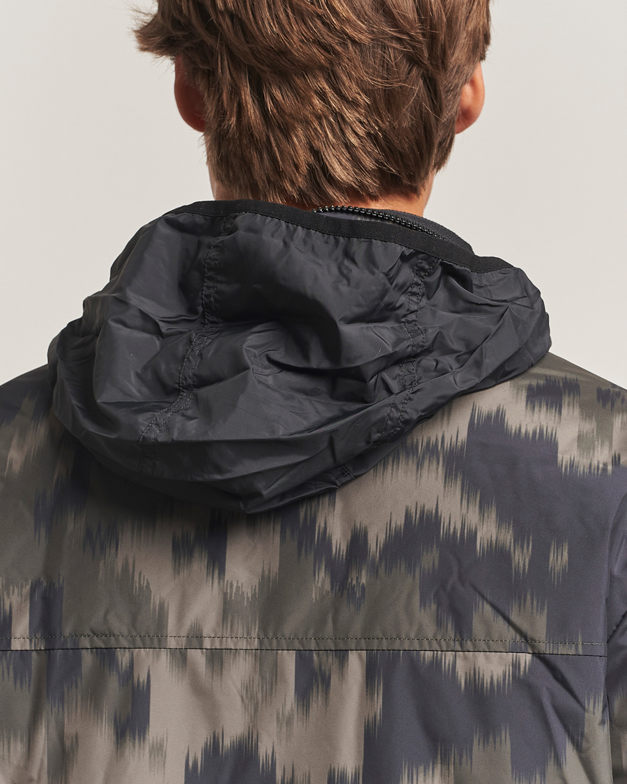 J.Lindeberg Aiden 2L Padded Printed Field Jacket Wrap Forest