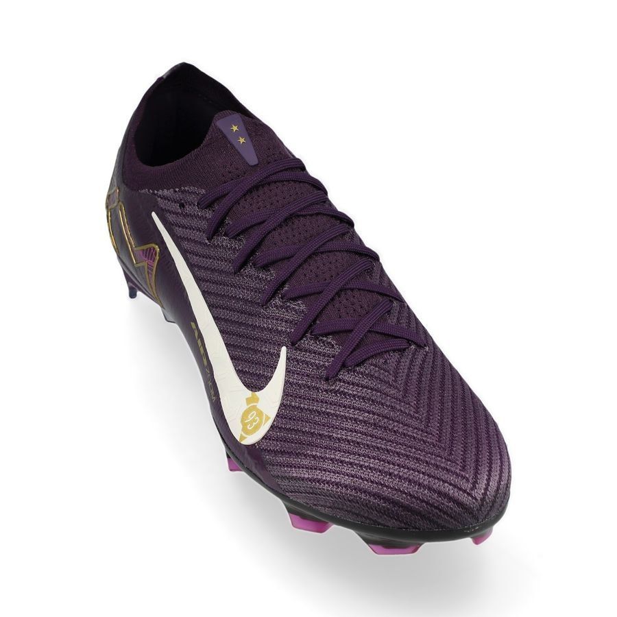 Nike Air Zoom Mercurial Vapor 16 Elite FG Mbappé Personal Edition - Violet/Blanc