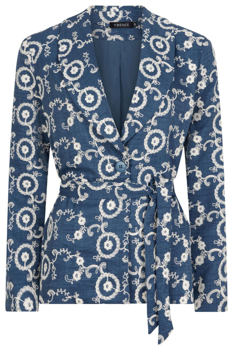 Ydence blauwe dames blazer