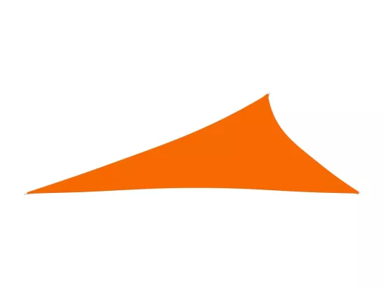 Voile de parasol Tissu Oxford triangulaire 4x5x6,4 m Orange