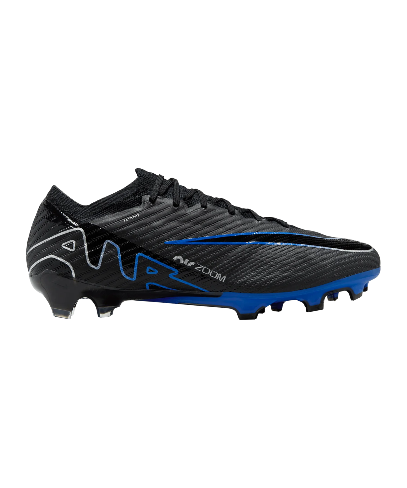 Nike Air Zoom Mercurial Vapor XV Elite FG Shadow Schwarz Silber Blau F040