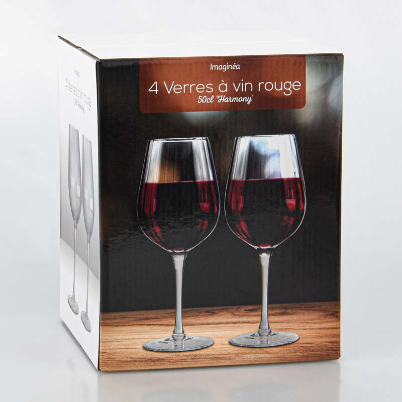 Lot de 4 verres à vin blanc 'Harmony'