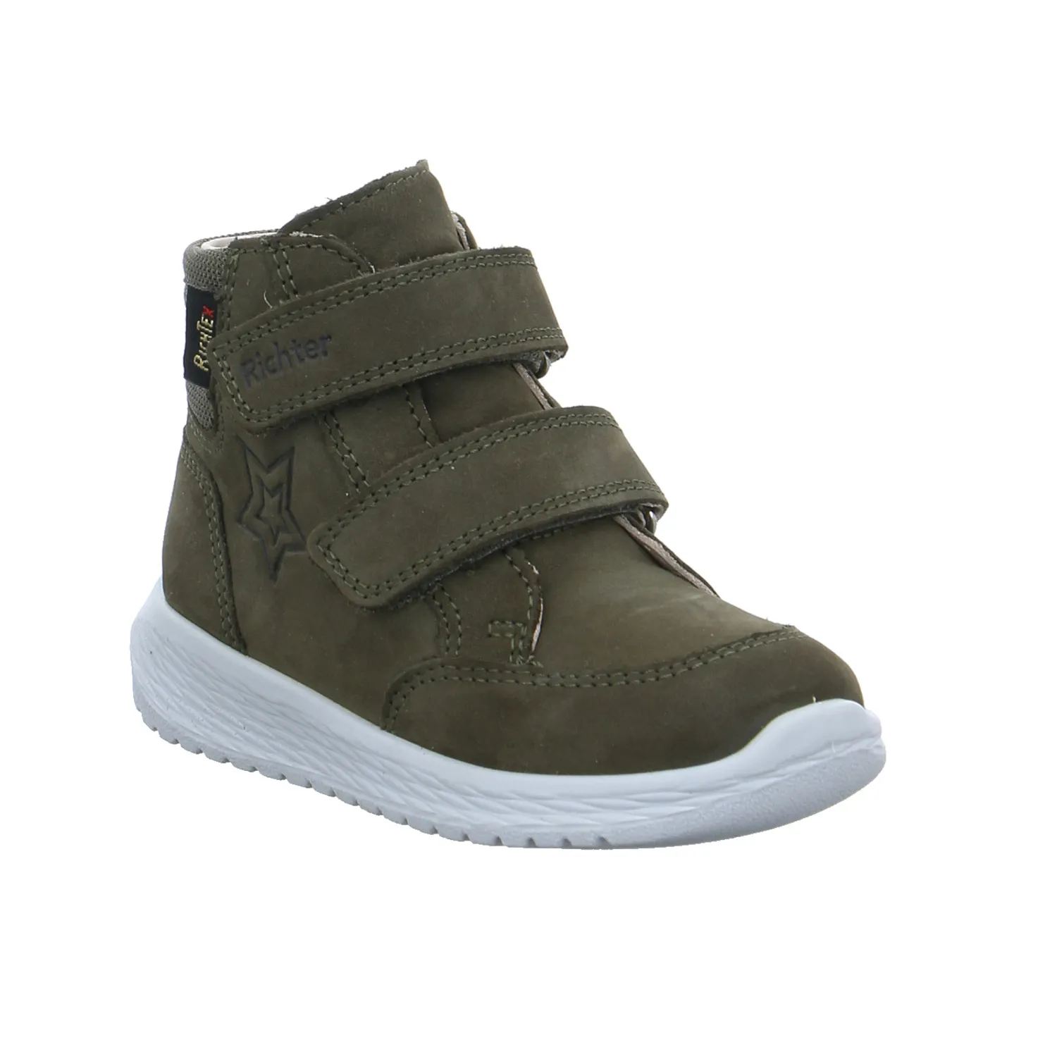 RICHTER Lauflernschuh Olive Textil  Bottine