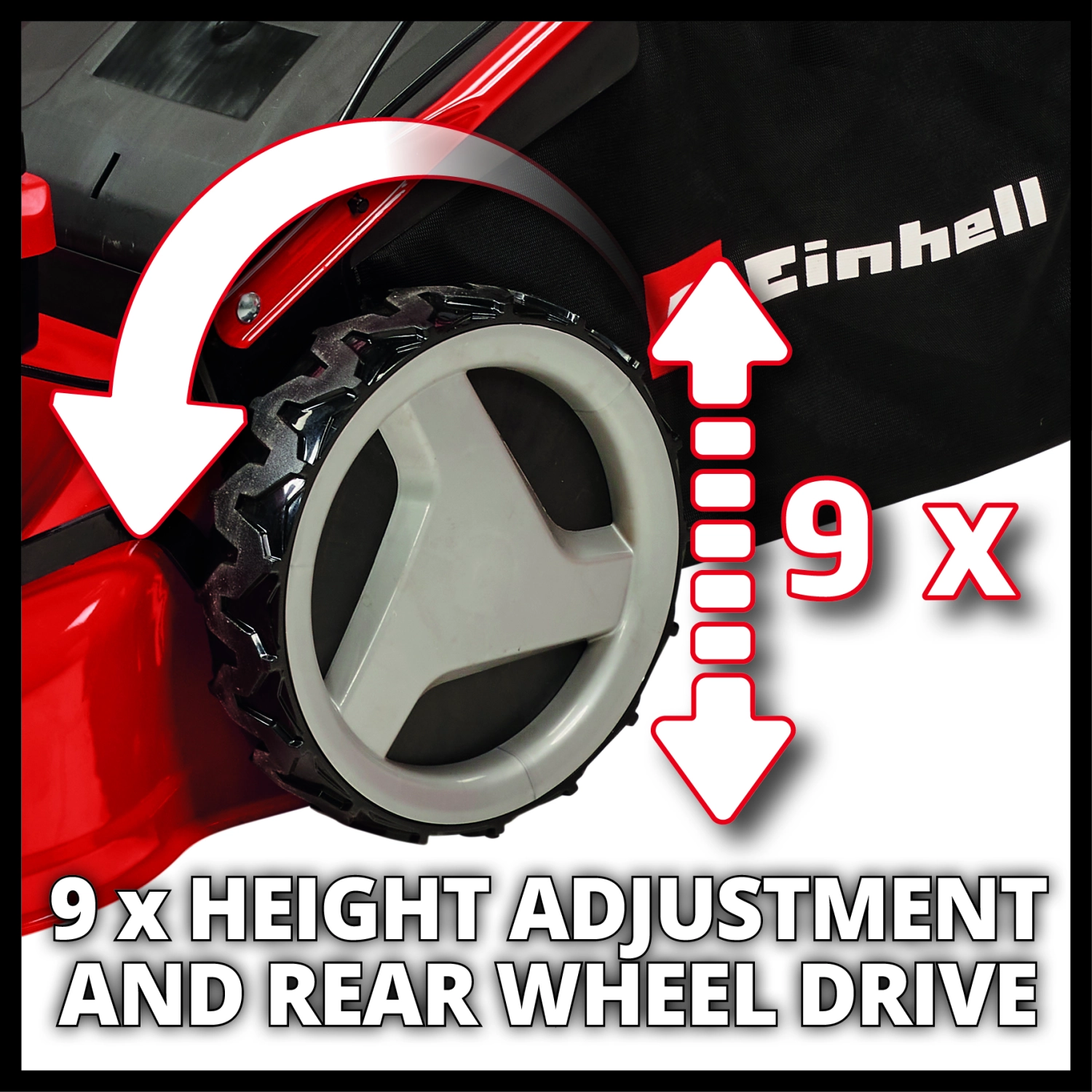 Einhell GC-PM 46 SM HW-E Li Benzine Grasmaaier - 146cc - 65L - 46cm